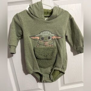 Green Baby Yoda Kids One Piece